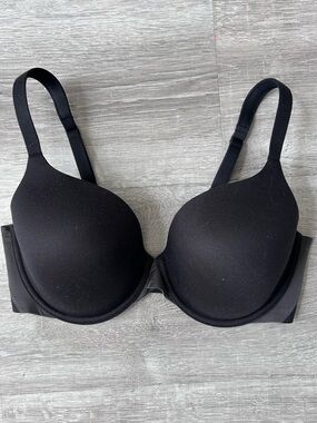 SPANX Black Smooth pillow cup T-Shirt Bra size 34DD